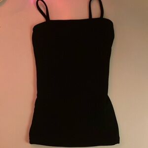 SHEIN Black Square Neck Camisole
